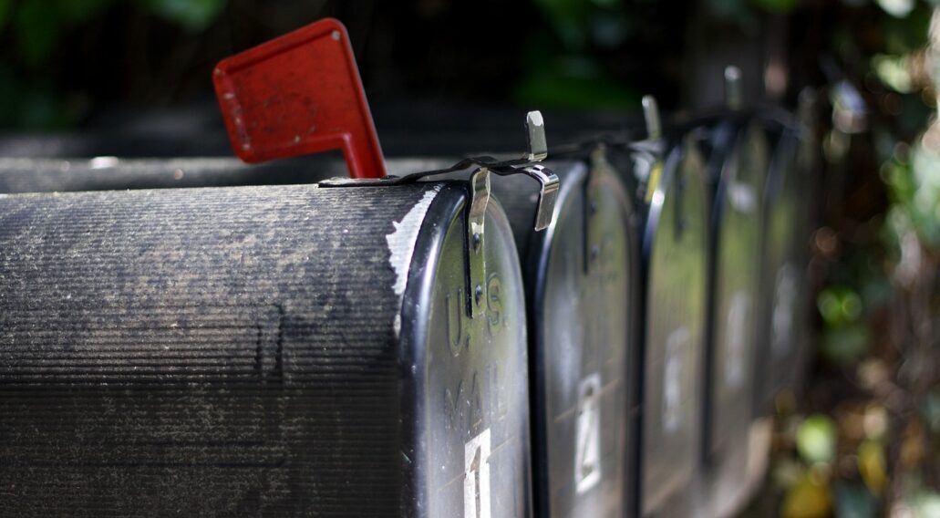 mail, newsletter, home